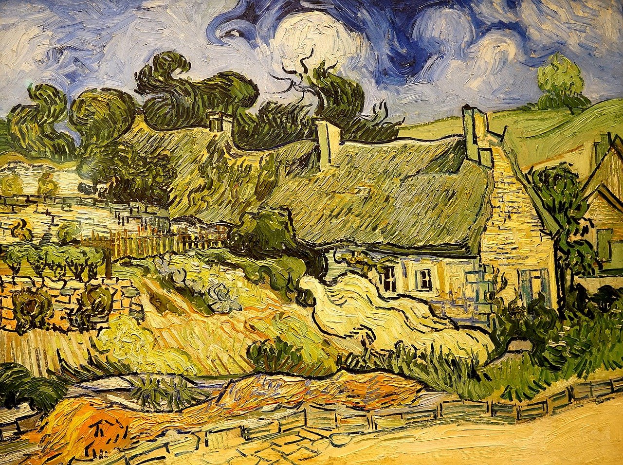 ¿Cuáles eran los colores que usaba Van Gogh?